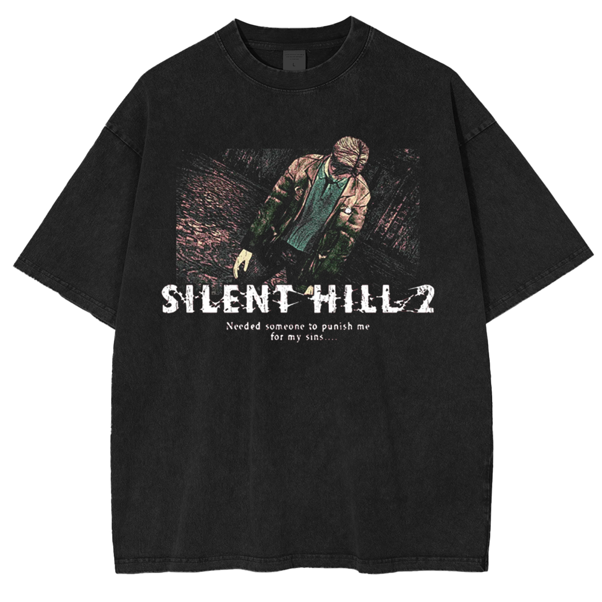 Silent Hill 2 The Door that Wakes Unisex Washed T-Shirt