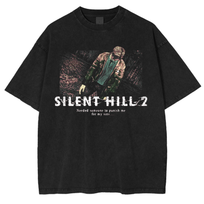 Silent Hill 2 The Door that Wakes Unisex Washed T-Shirt