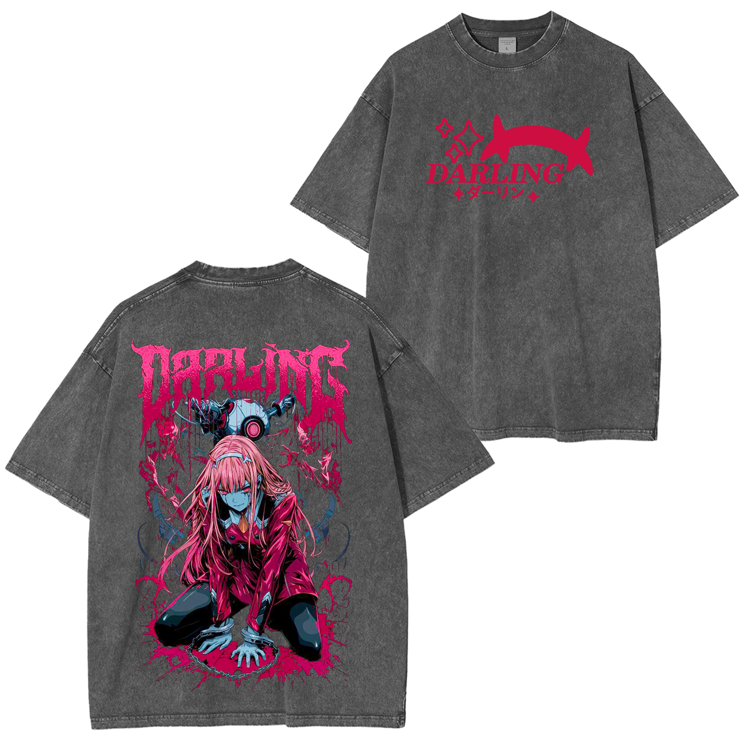 Darling in the Franxx Washed T-shirt/Crewneck/Hoodie
