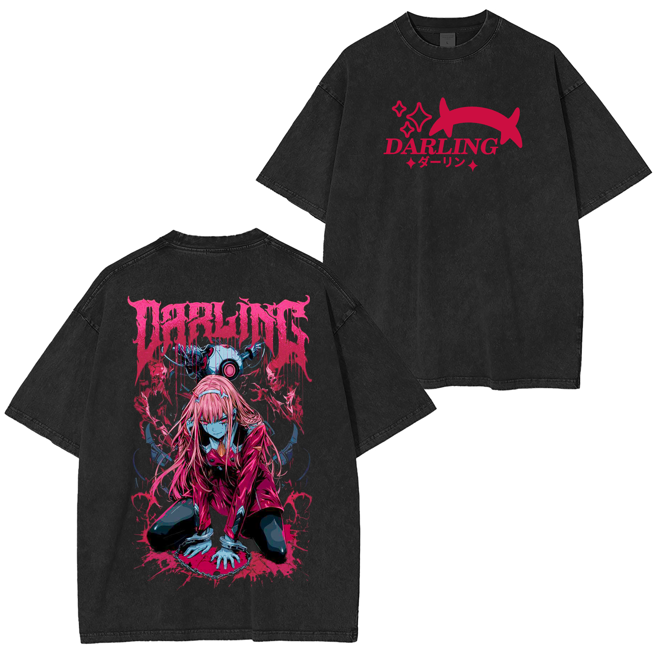 Darling in the Franxx Washed T-shirt/Crewneck/Hoodie