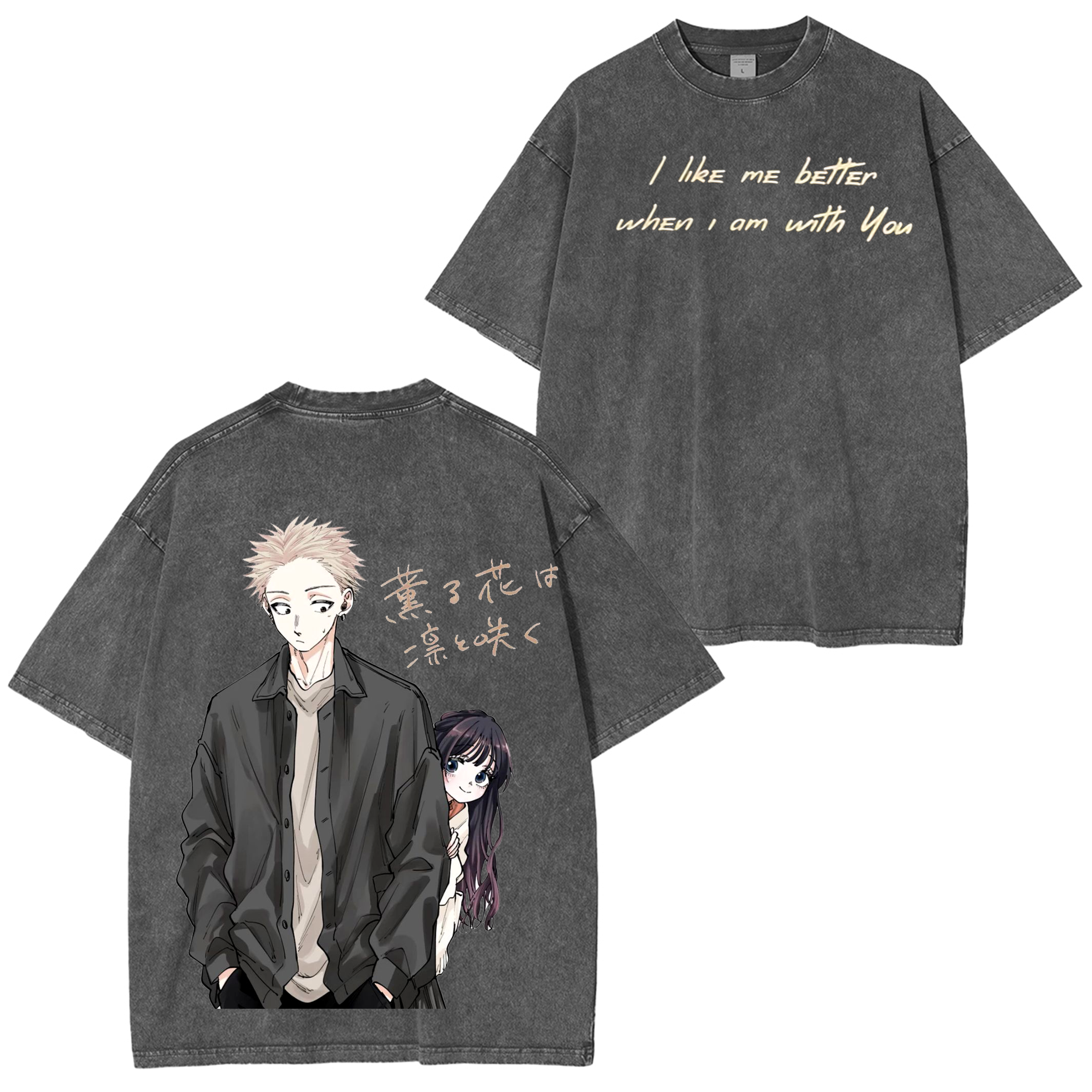 The Fragrant Flower Blooms with Dignity AnimeUnisex Washed T-Shirt