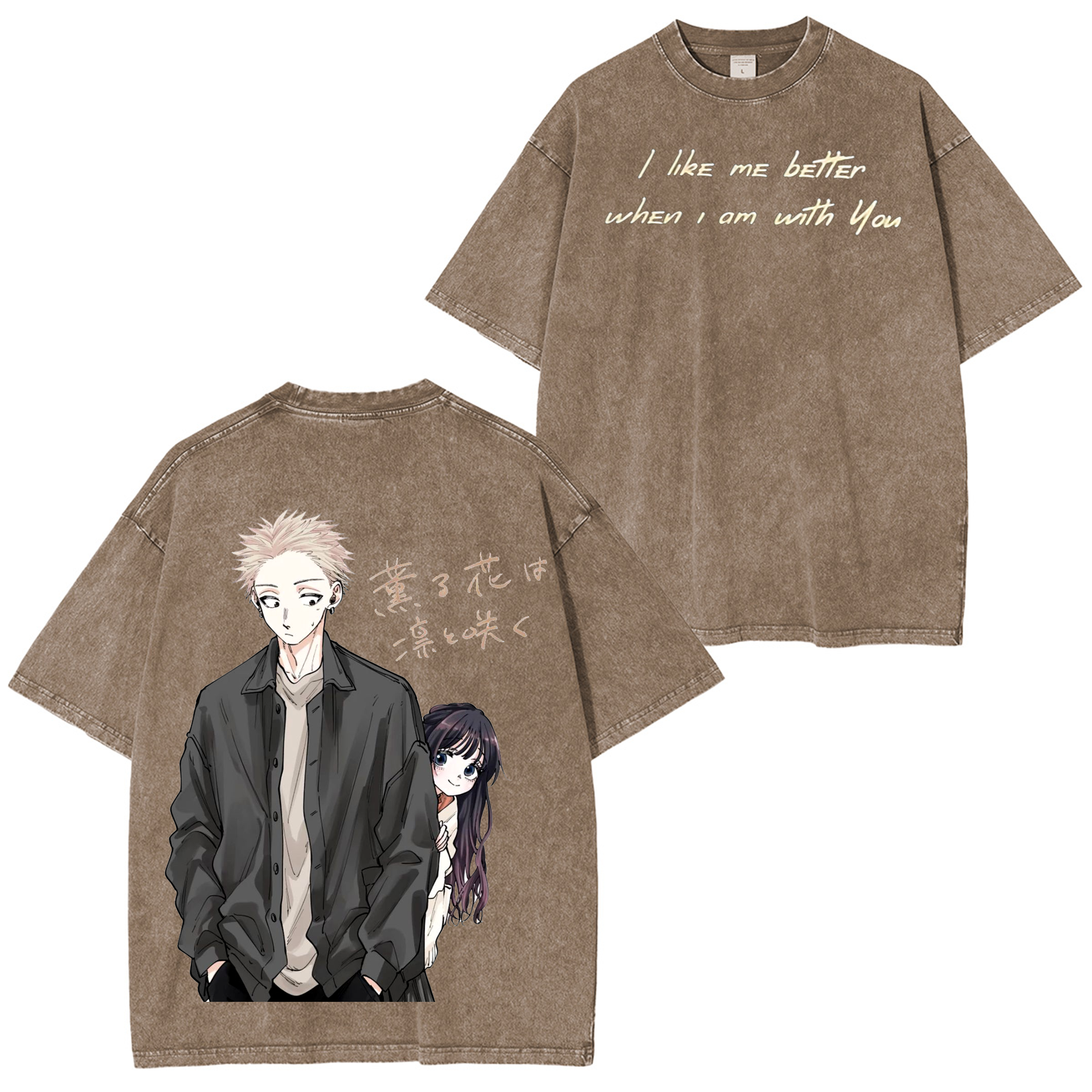 The Fragrant Flower Blooms with Dignity AnimeUnisex Washed T-Shirt