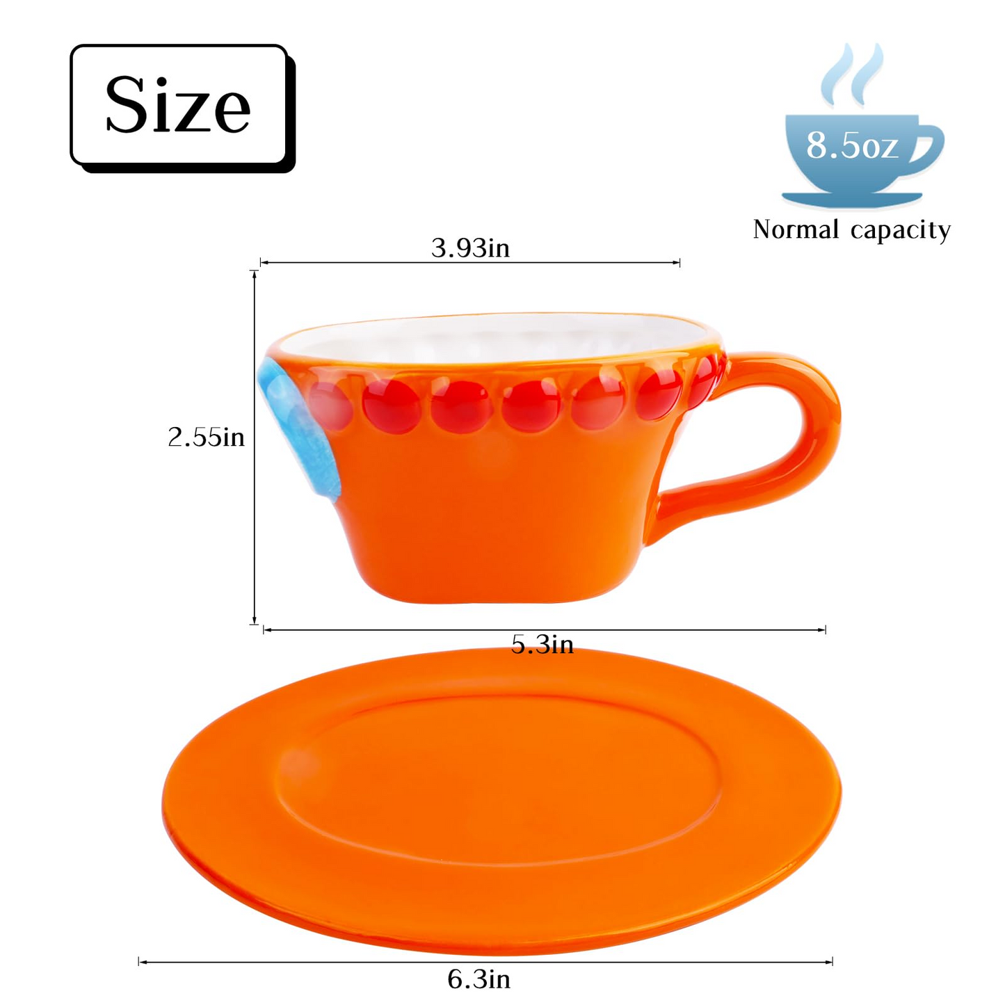 One Piece Ceramic Coffee Mug