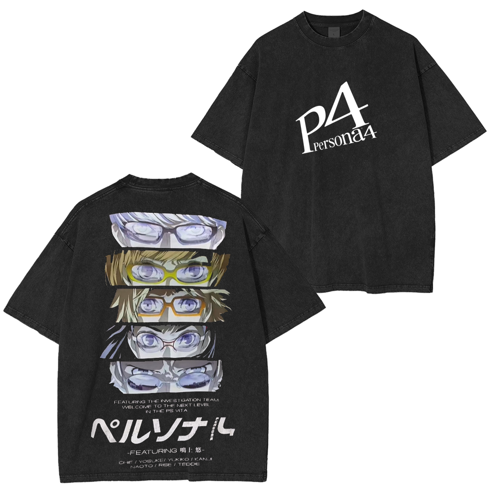 Persona 4 Unisex Washed T-Shirt