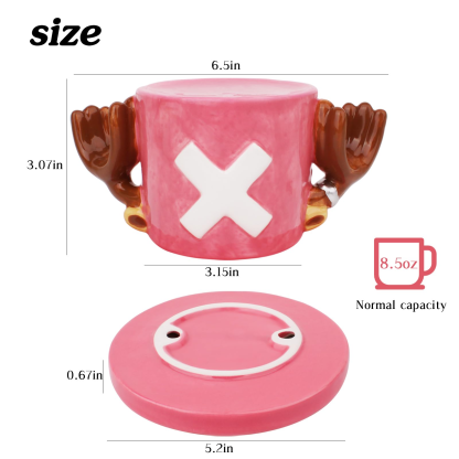 One Piece Ceramic Coffee Mug