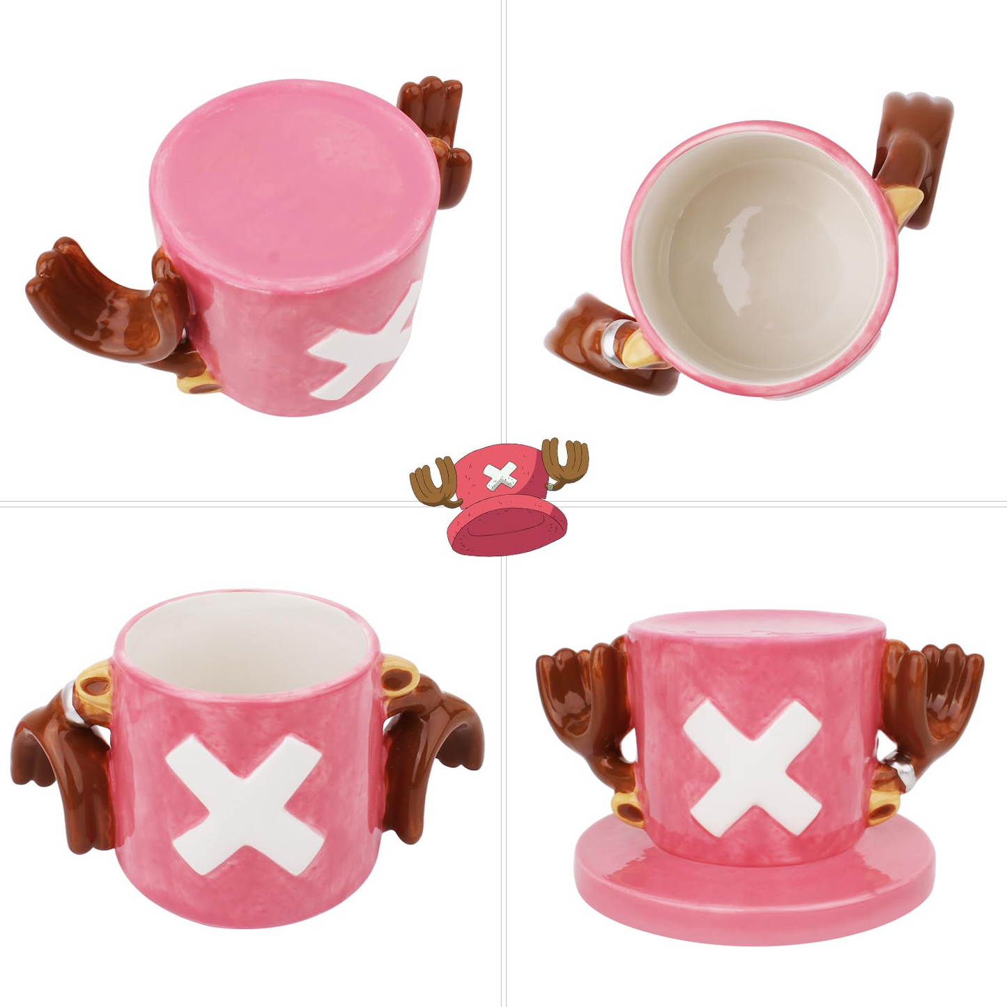 One Piece Ceramic Coffee Mug