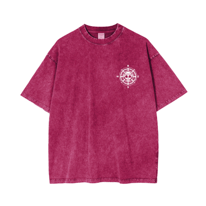 Sanji X Zoro X Luffy One Piece Unisex Washed T-Shirt