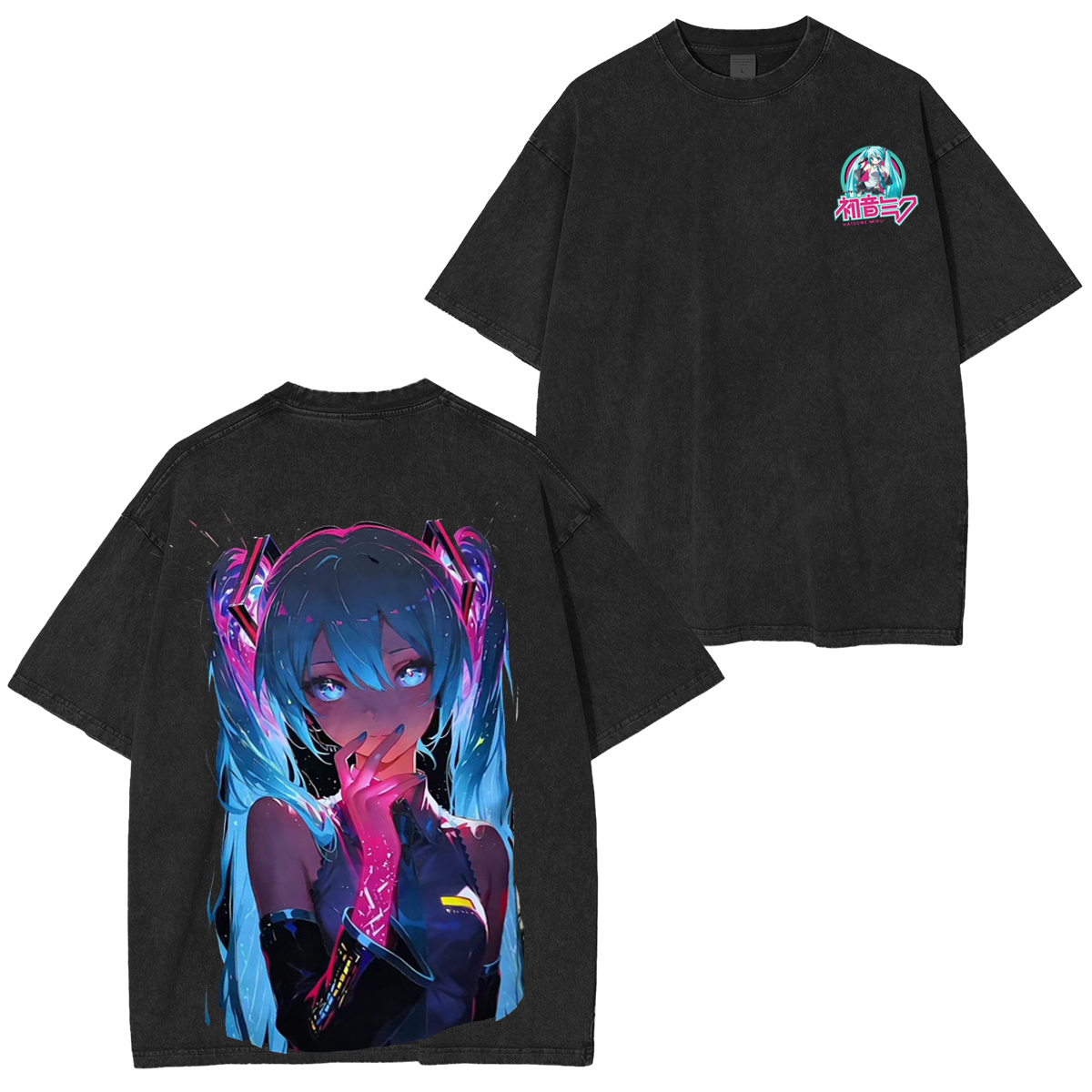 Miku Cosplay Vintage Washed T-shirt/Crewneck/Hoodie