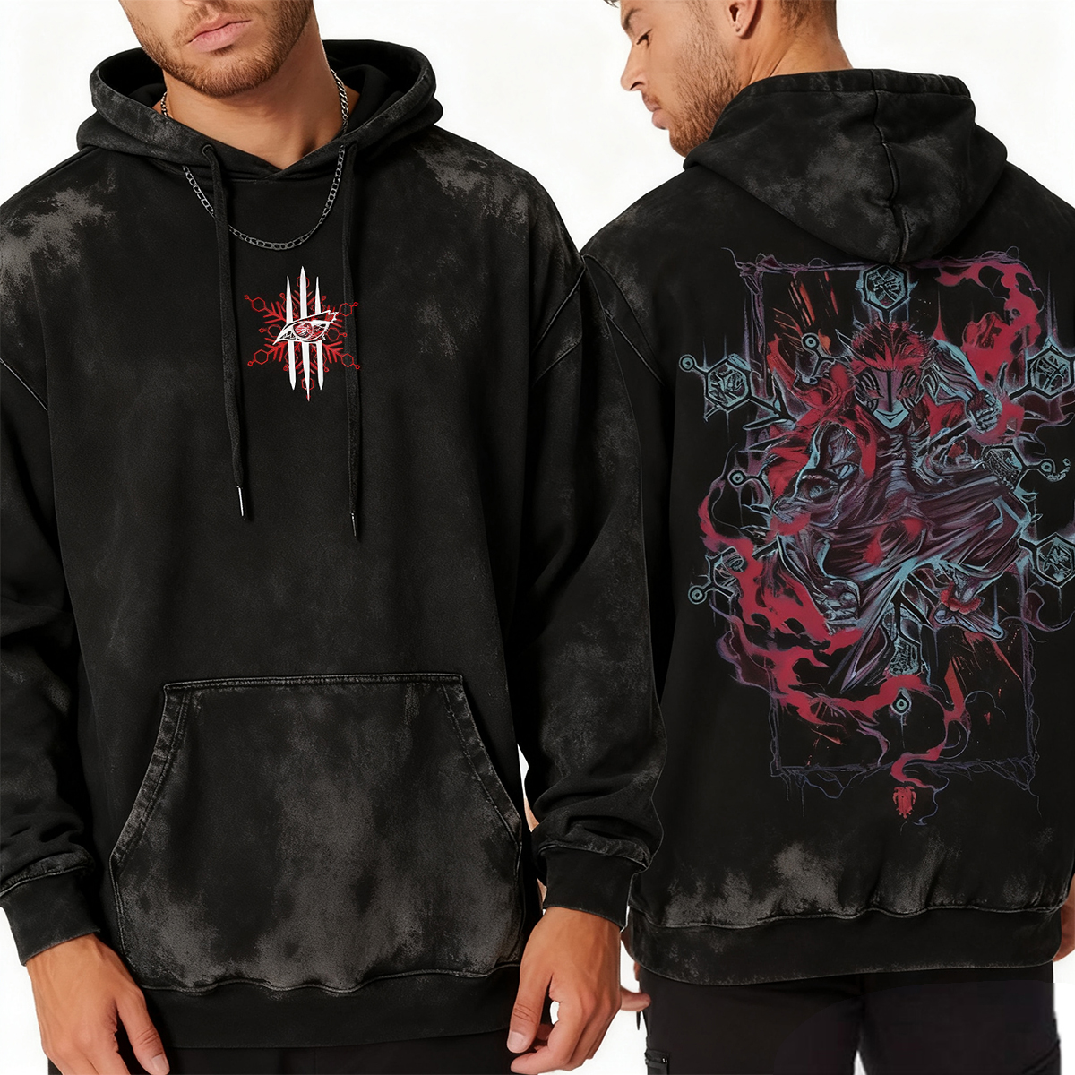 Akaza �C Upper Moon 3 Vintage T-shirt/Crewneck/Hoodie