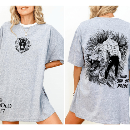 "Who decided that? "Escanor Seven Anime Oversized T-shirt/Crewneck/Hoodie