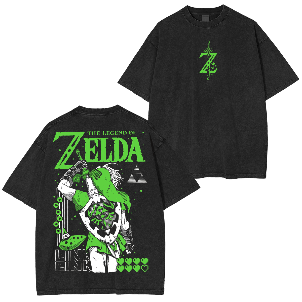 The legend of Zelda Games Unisex Washed T-Shirt