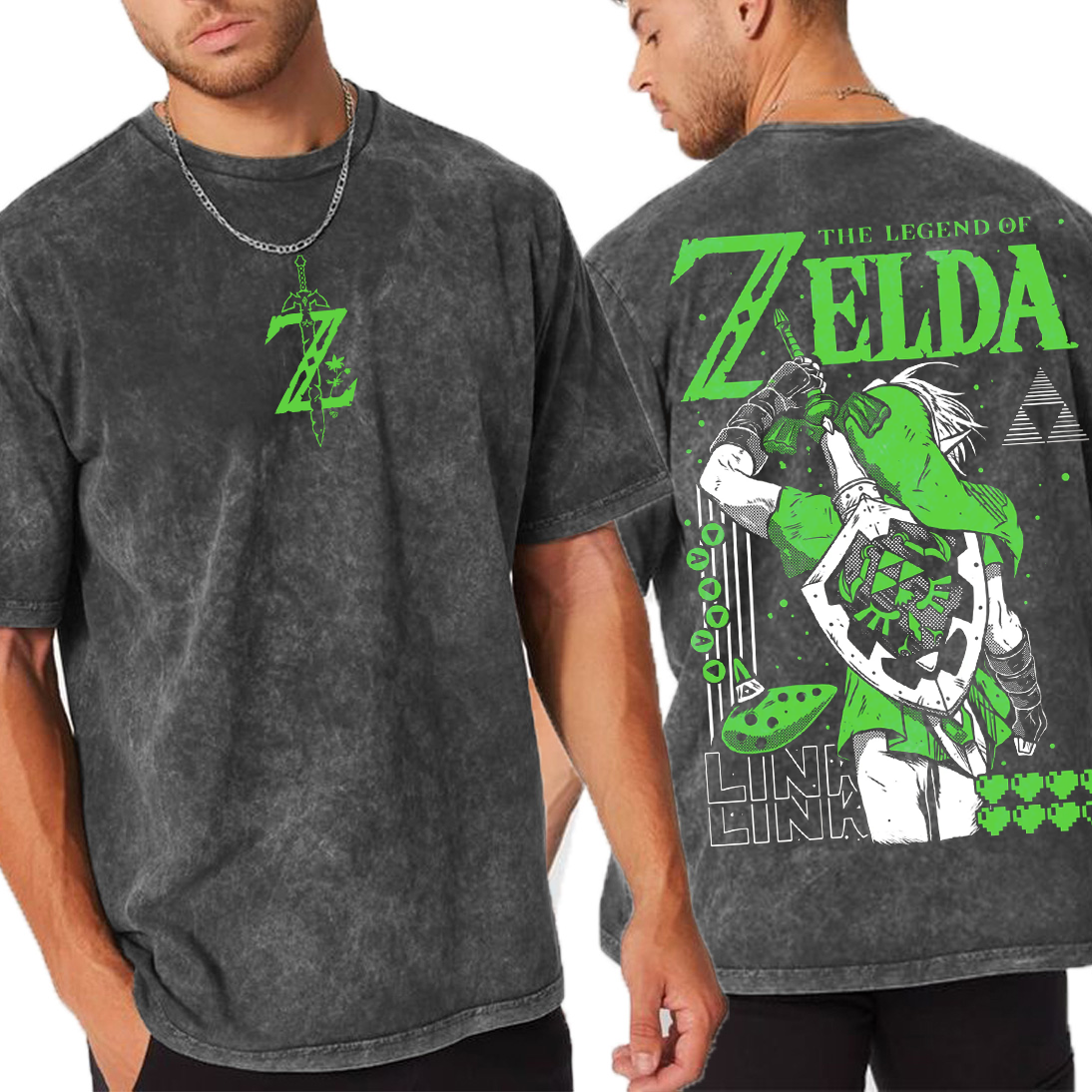 The legend of Zelda Games Unisex Washed T-Shirt