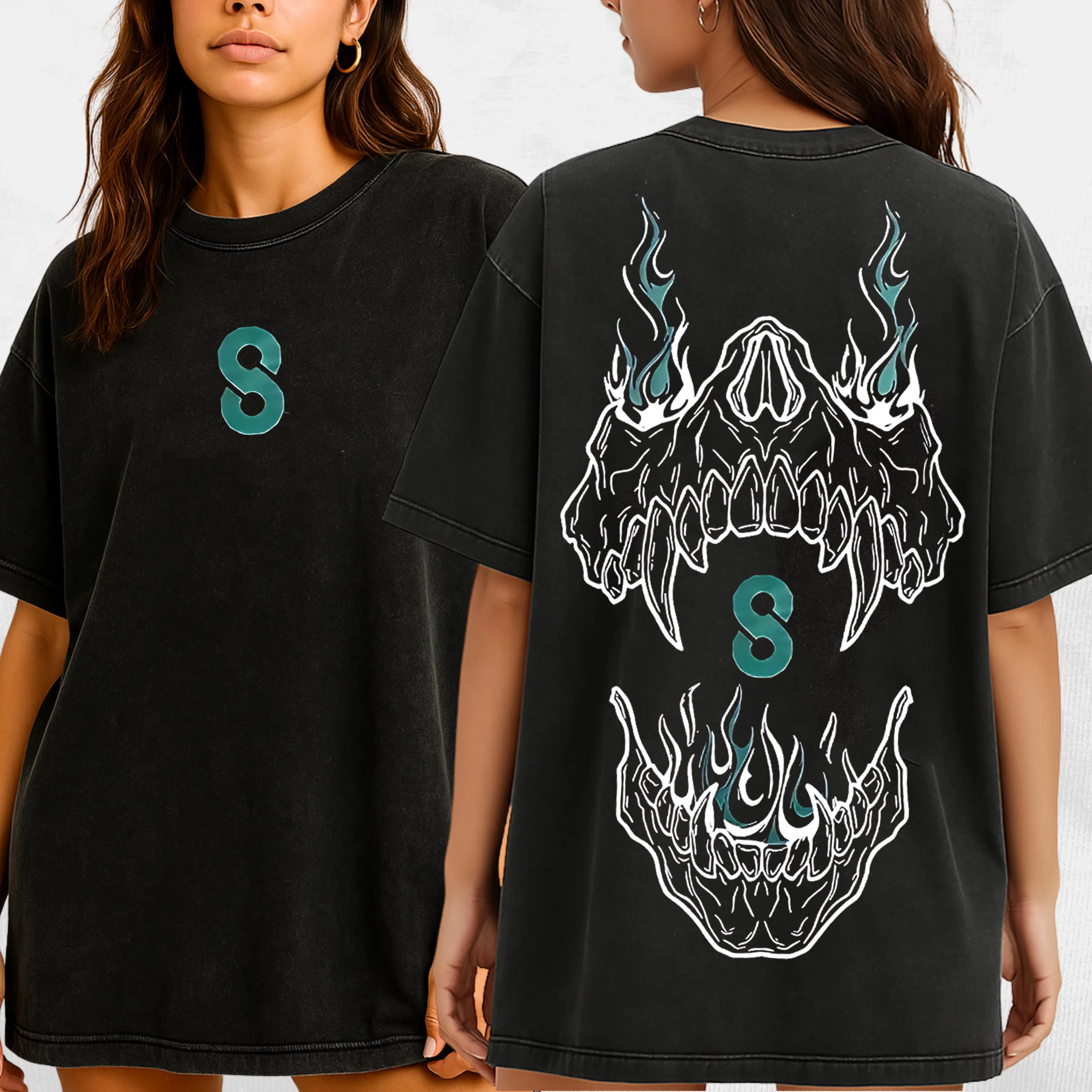 Kafka Hibino Kaiju No. 8  Unisex Washed T-Shirt