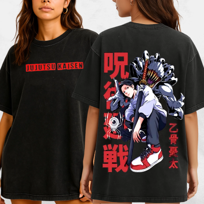 Jujutsu Kaisen Anime Unisex Washed T-Shirt