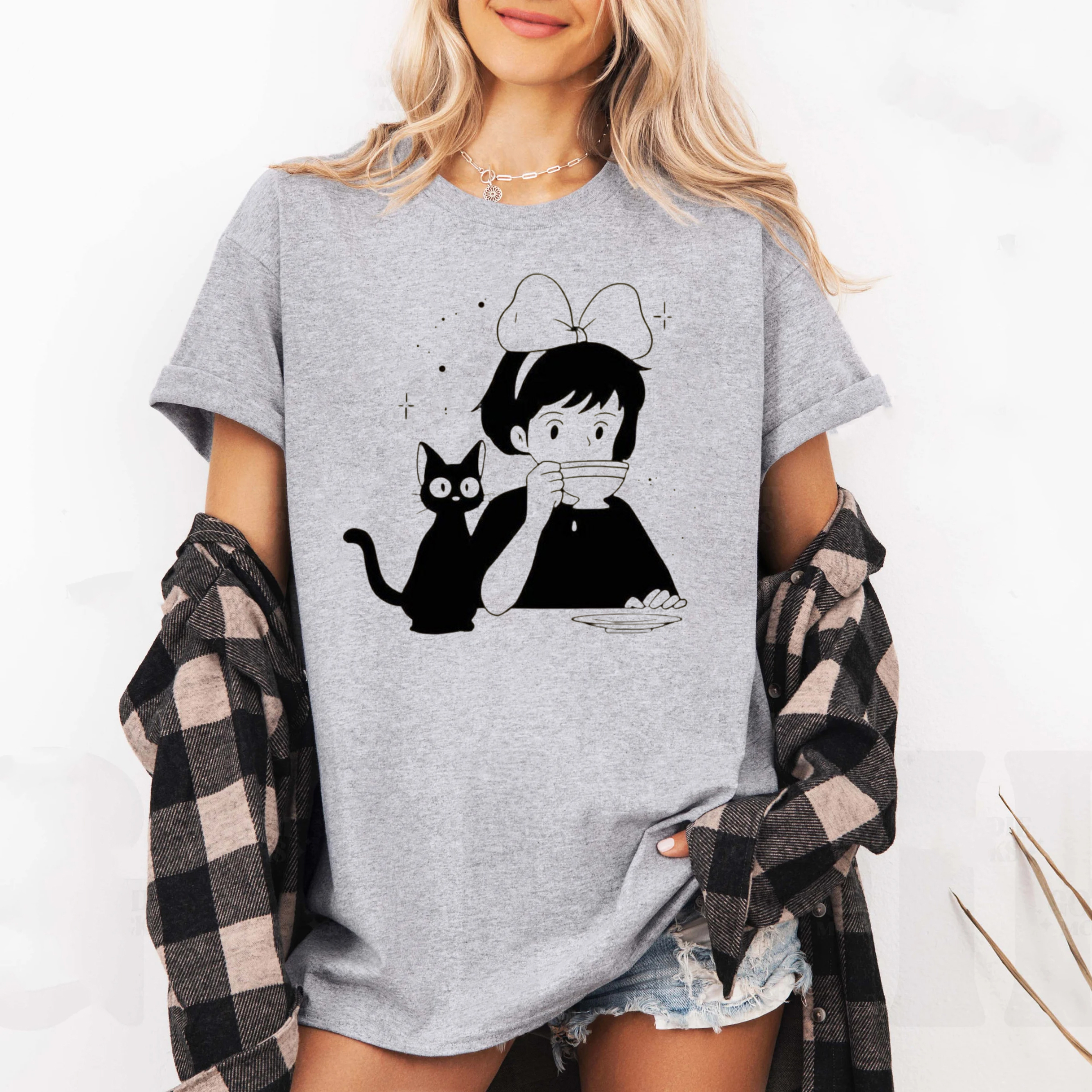 Kiki flies and Jiji chills T-shirt/Crewneck/Hoodie