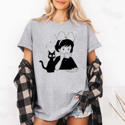 Kiki flies and Jiji chills T-shirt/Crewneck/Hoodie