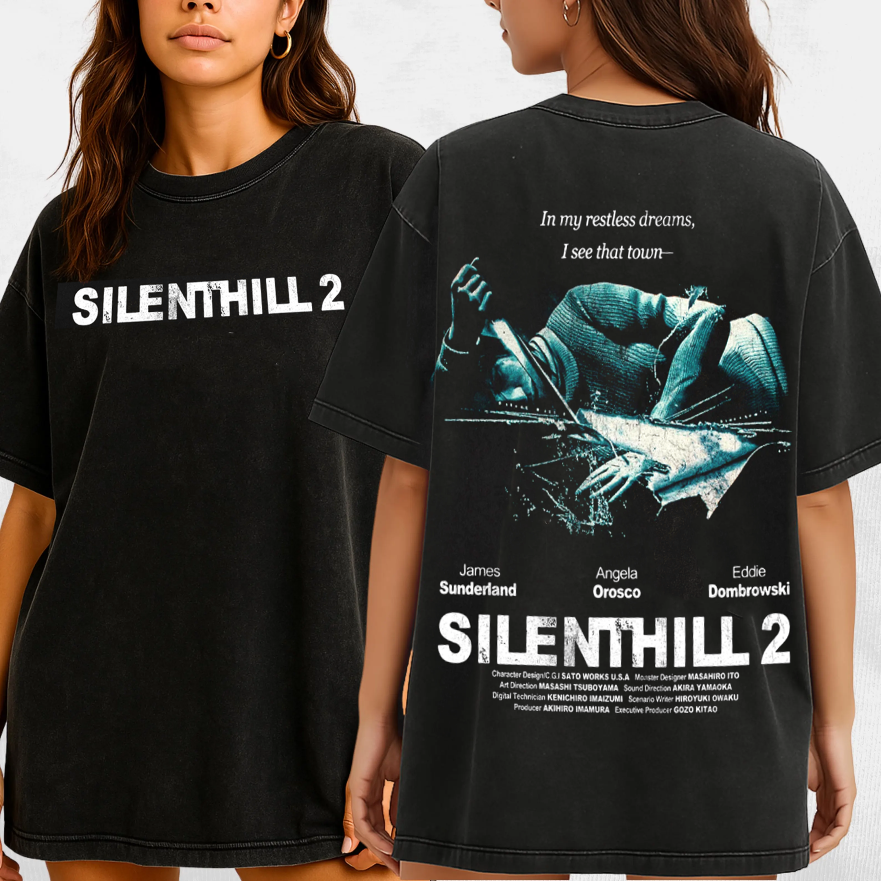 Silent Hill 2 - It's Always Like This Unisex Washed T-Shirt