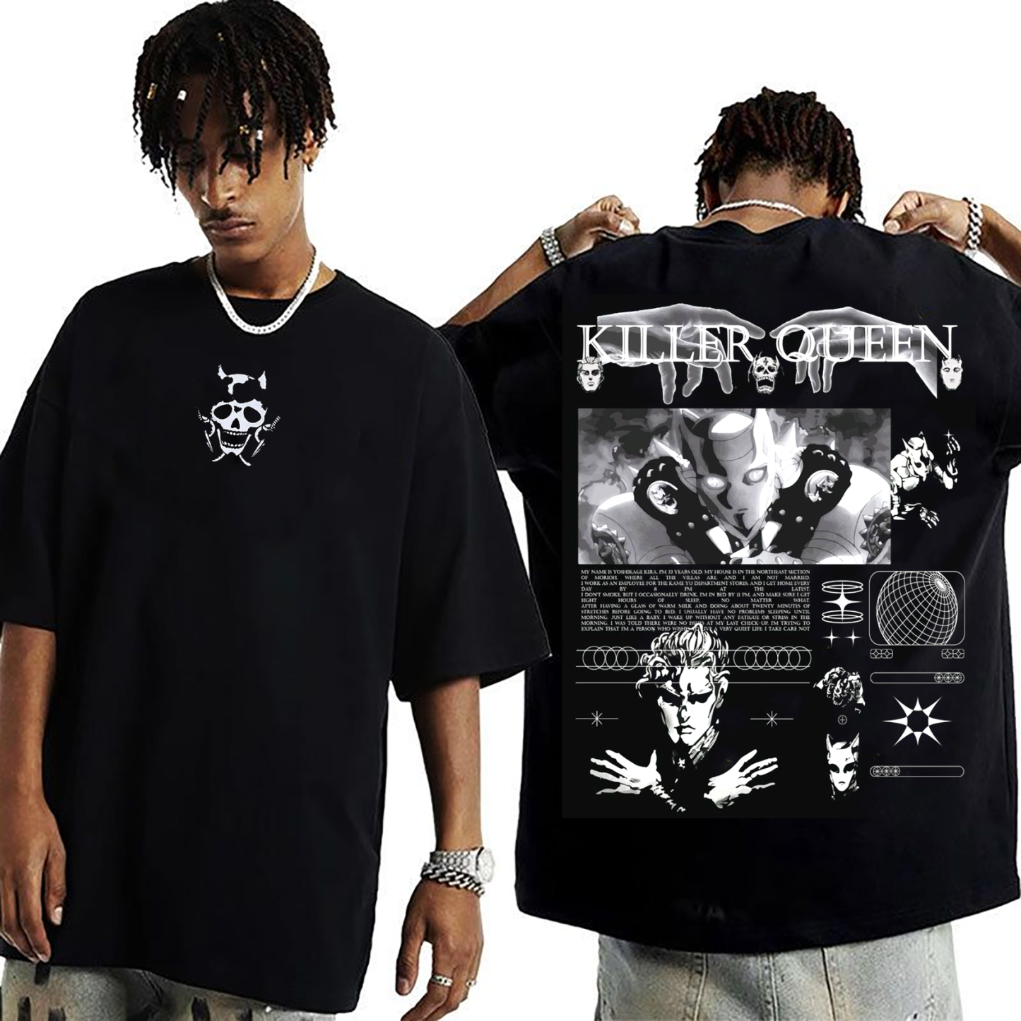 Killer Queen JoJo Unisex Washed T-Shirt