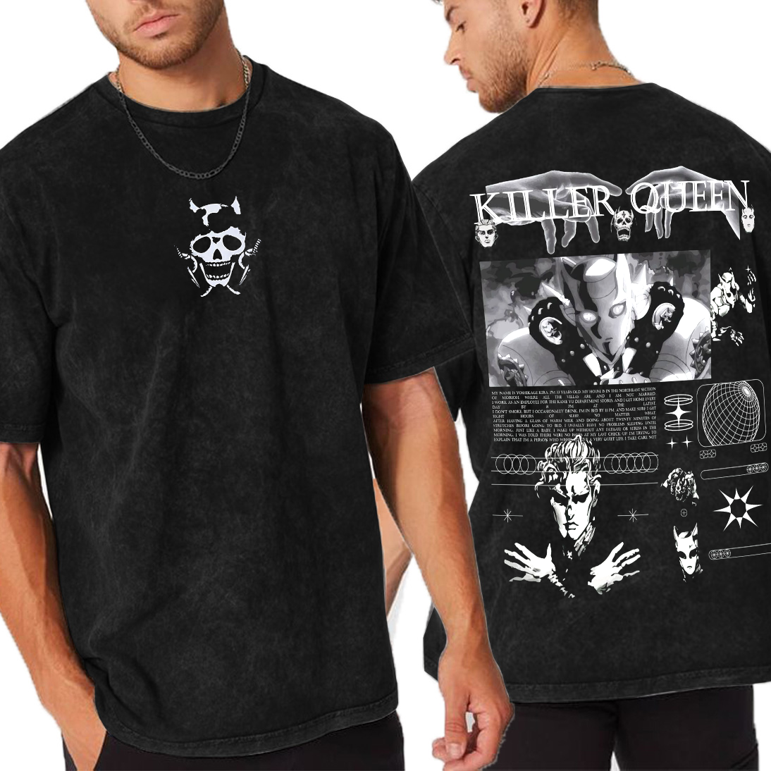 Killer Queen JoJo Unisex Washed T-Shirt