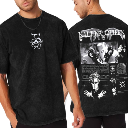 Killer Queen JoJo Unisex Washed T-Shirt