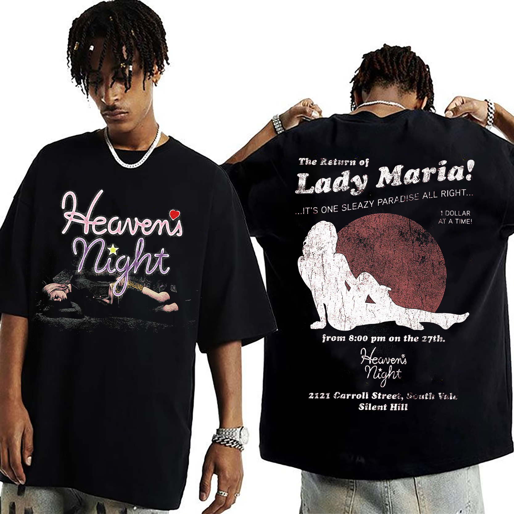 The return of lady Maria ,silent hill 2 Unisex Washed T-Shirt