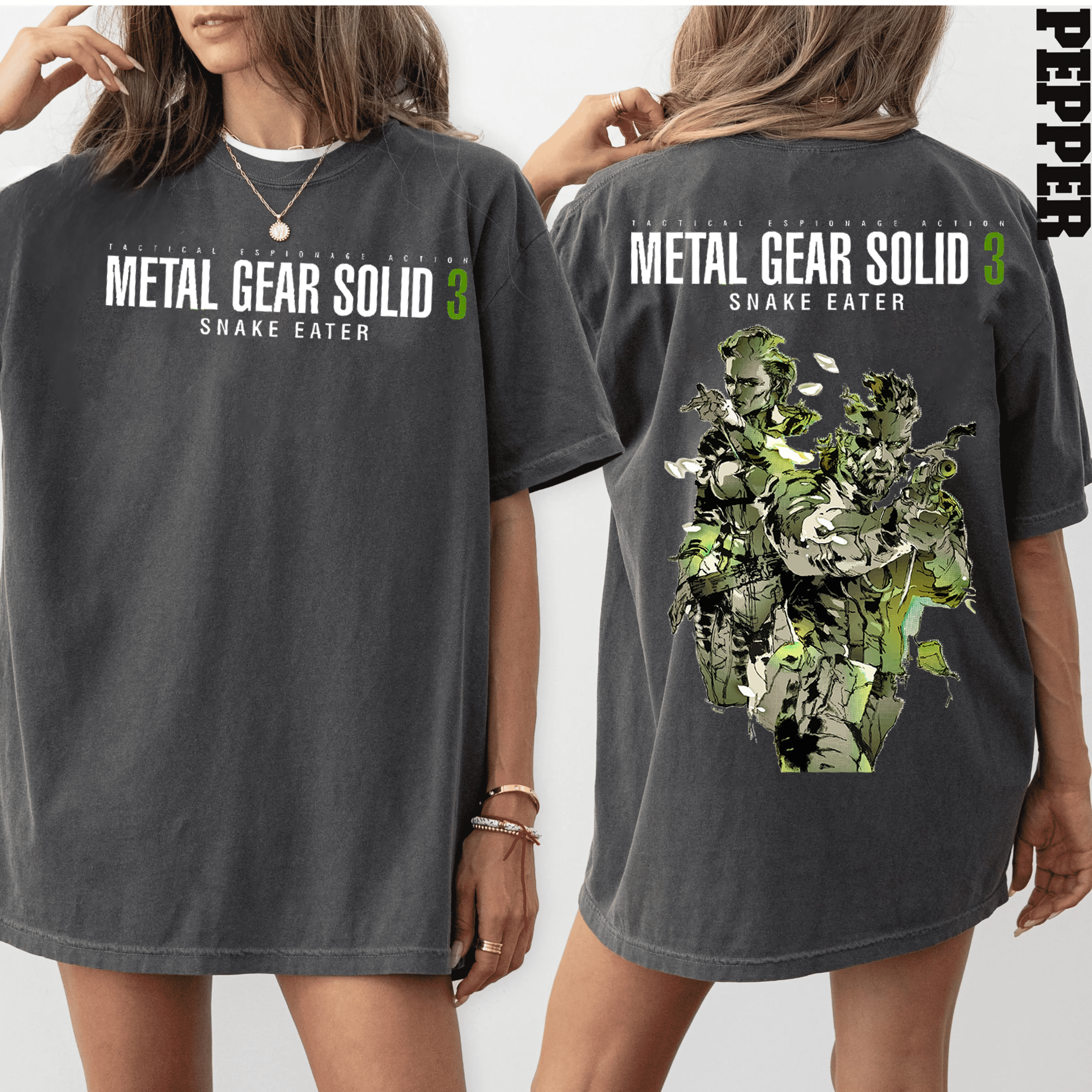 Metal Gear Solid 3 Unisex Washed T-Shirt