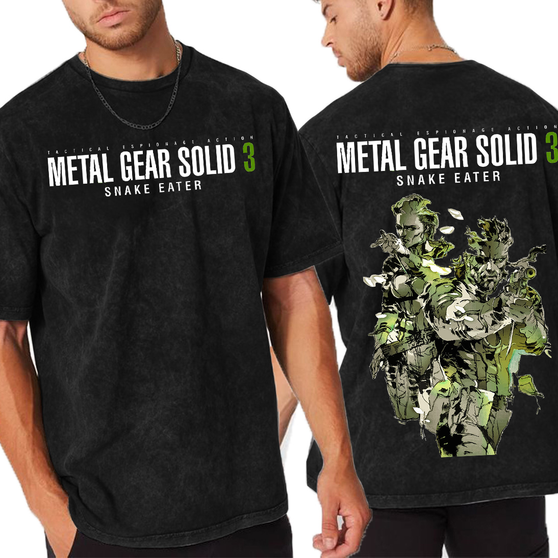 Metal Gear Solid 3 Unisex Washed T-Shirt