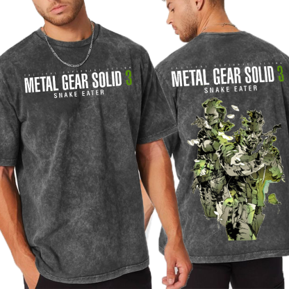 Metal Gear Solid 3 Unisex Washed T-Shirt