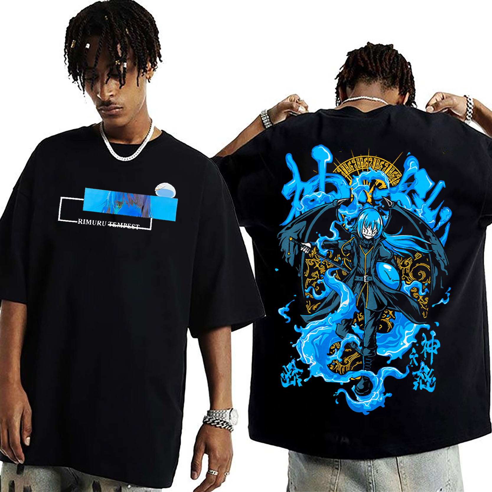 Rimuru Tempest Anime Unisex Washed T-Shirt
