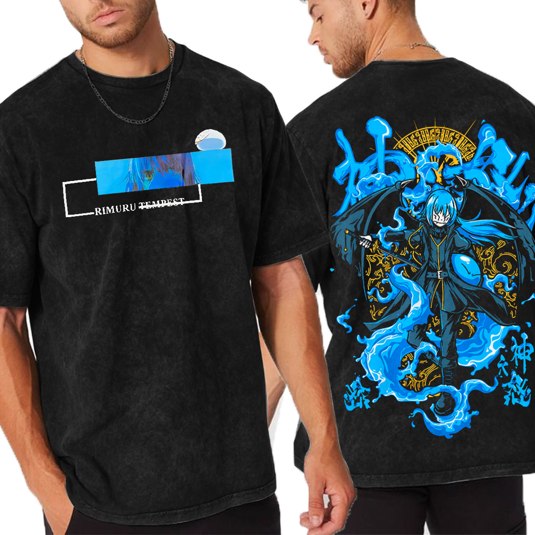 Rimuru Tempest Anime Unisex Washed T-Shirt