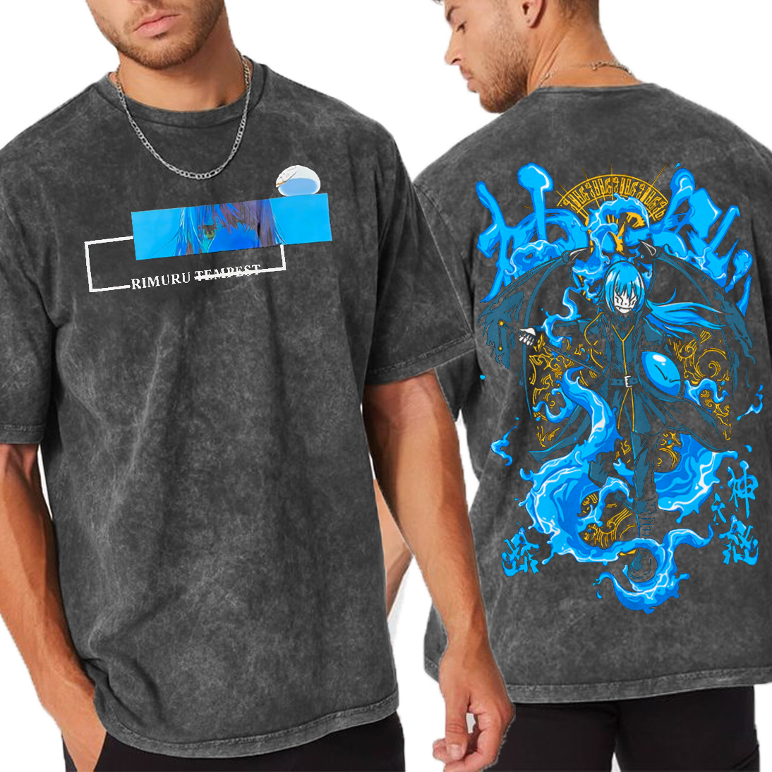 Rimuru Tempest Anime Unisex Washed T-Shirt