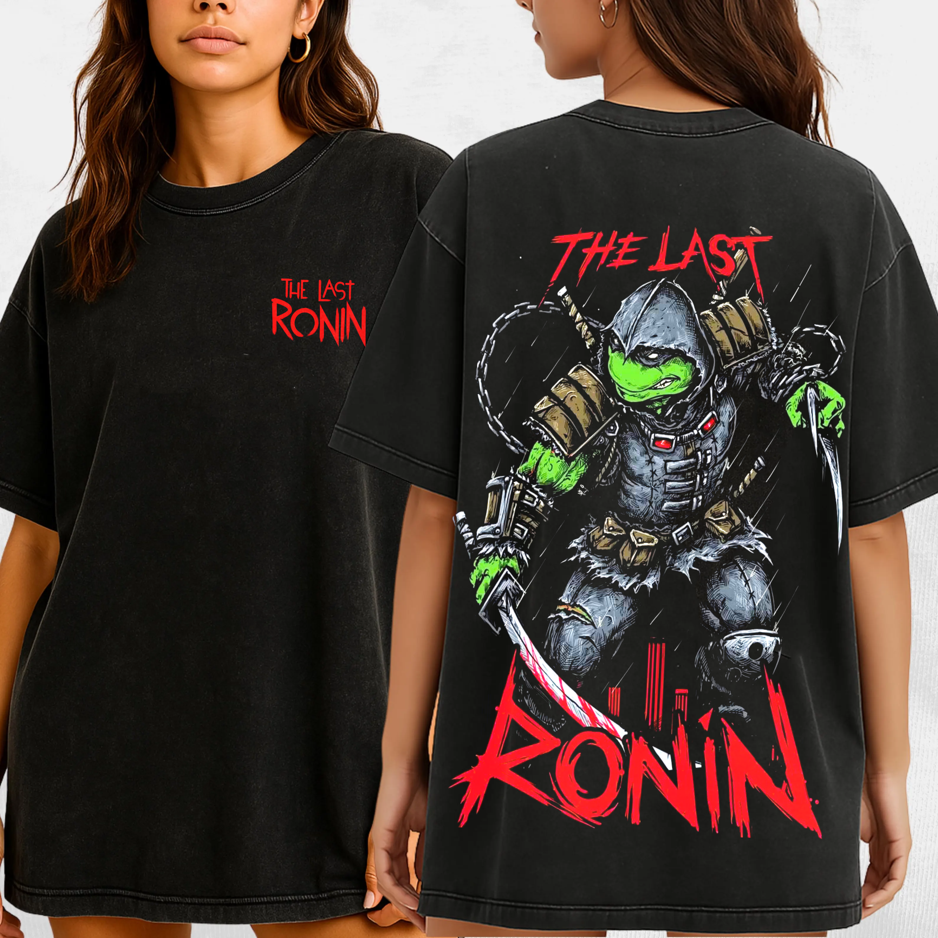 The Last Ronin Ninja Turtles Unisex Washed T-Shirt