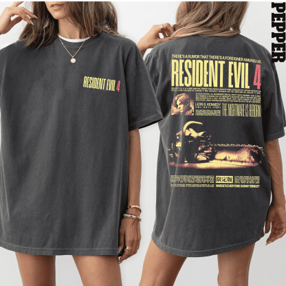 Resident Evil 4  Unisex Washed T-Shirt