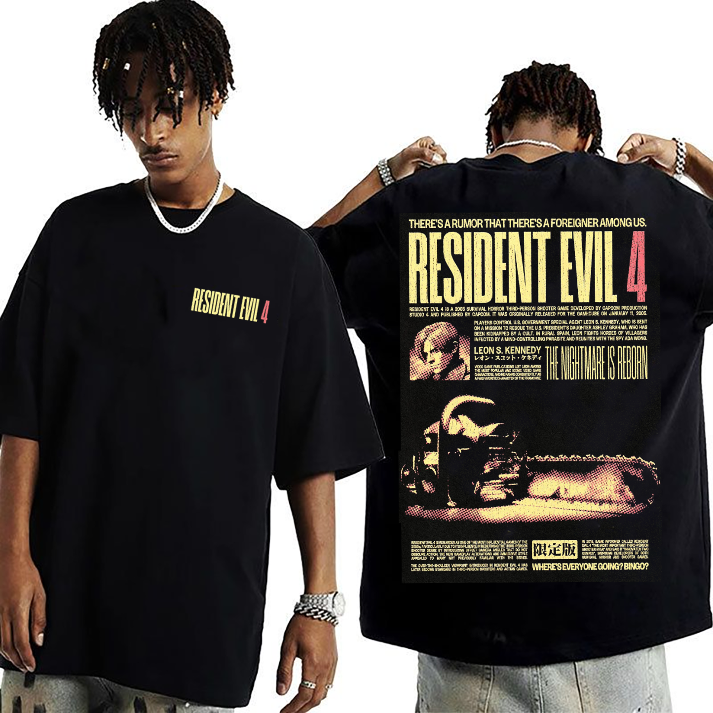 Resident Evil 4  Unisex Washed T-Shirt