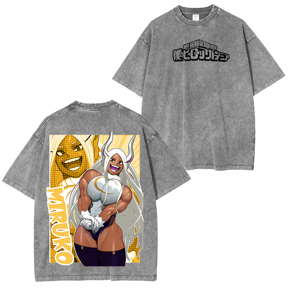 Mirko,My Hero Academia Anime Unisex Washed T-Shirt