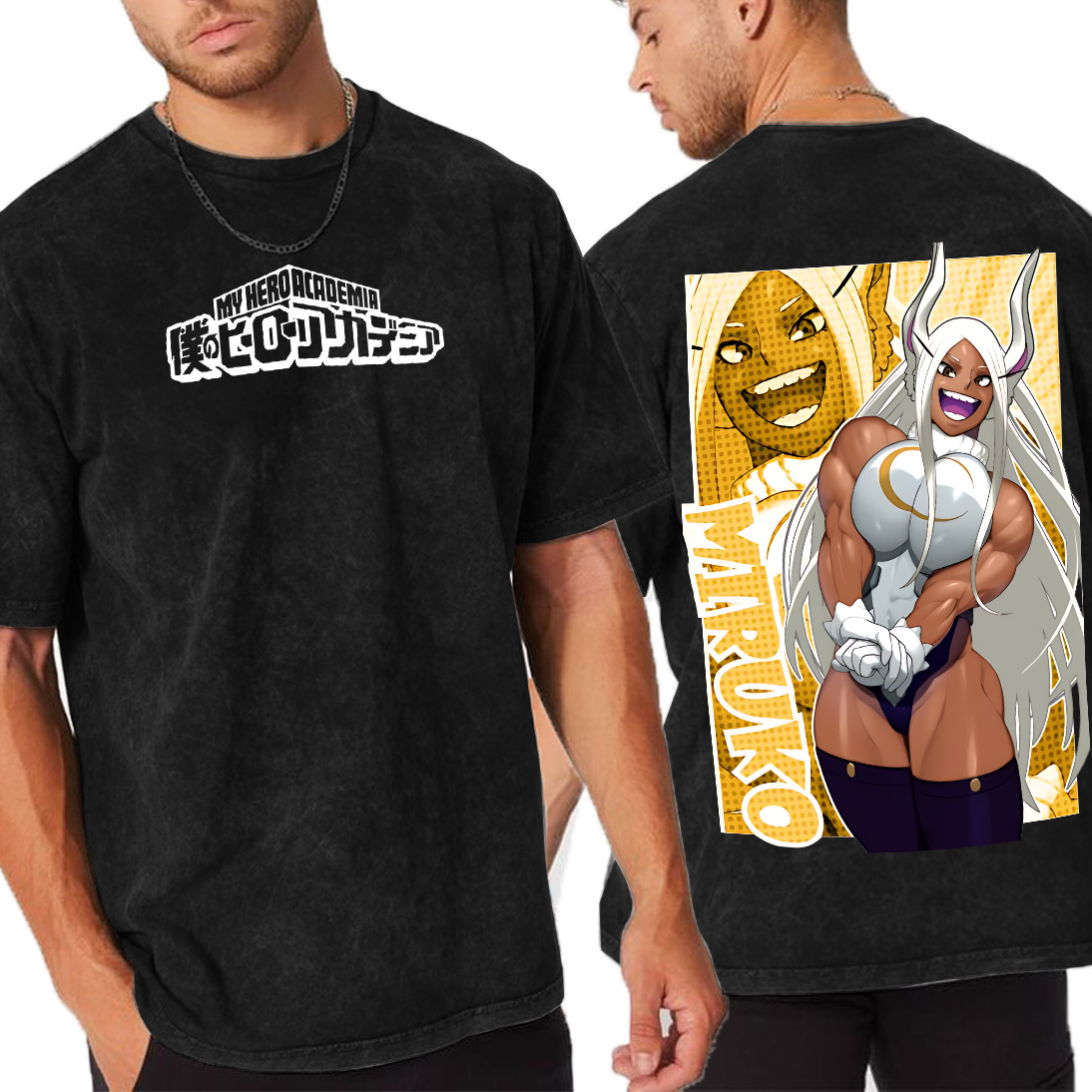 Mirko,My Hero Academia Anime Unisex Washed T-Shirt