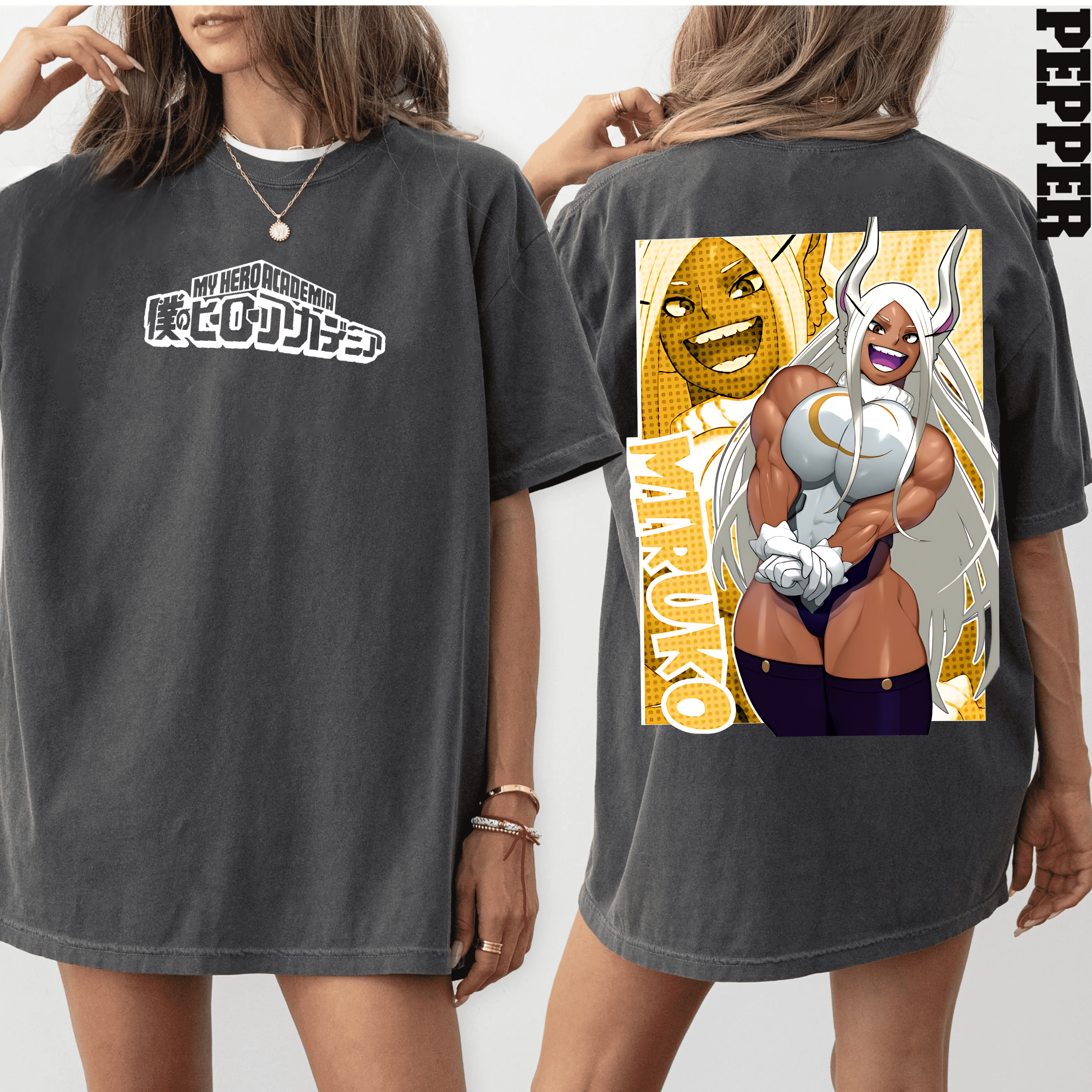 Mirko,My Hero Academia Anime Unisex Washed T-Shirt