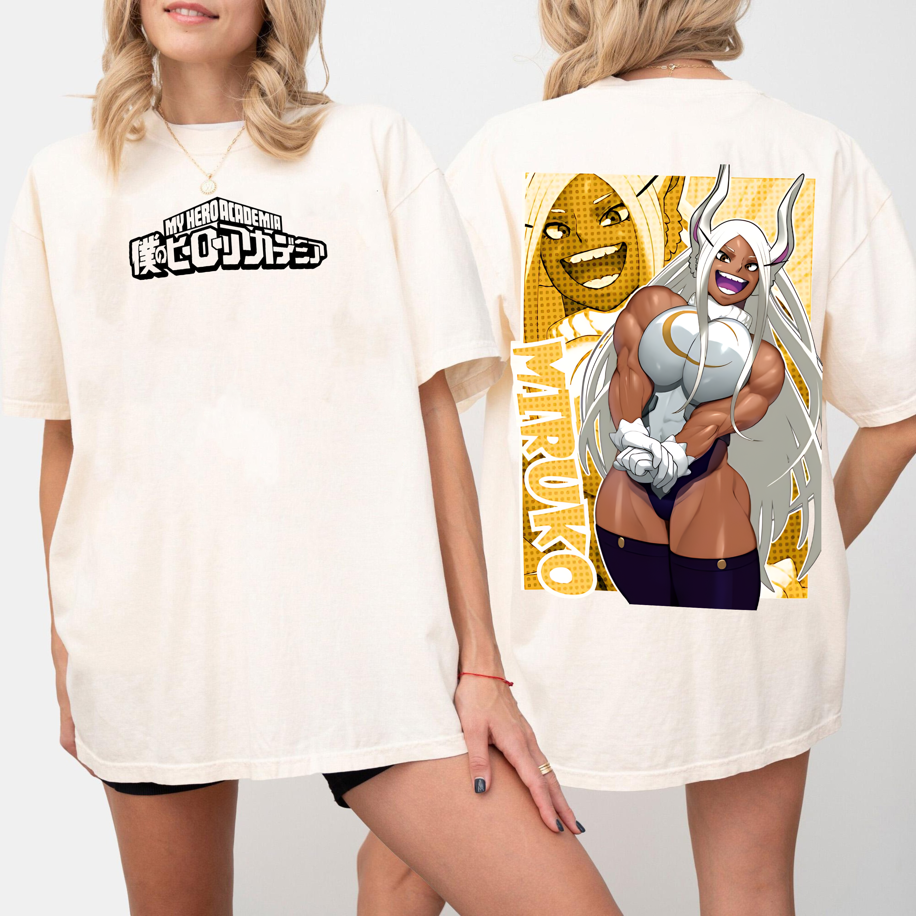 Mirko,My Hero Academia Anime Unisex Washed T-Shirt