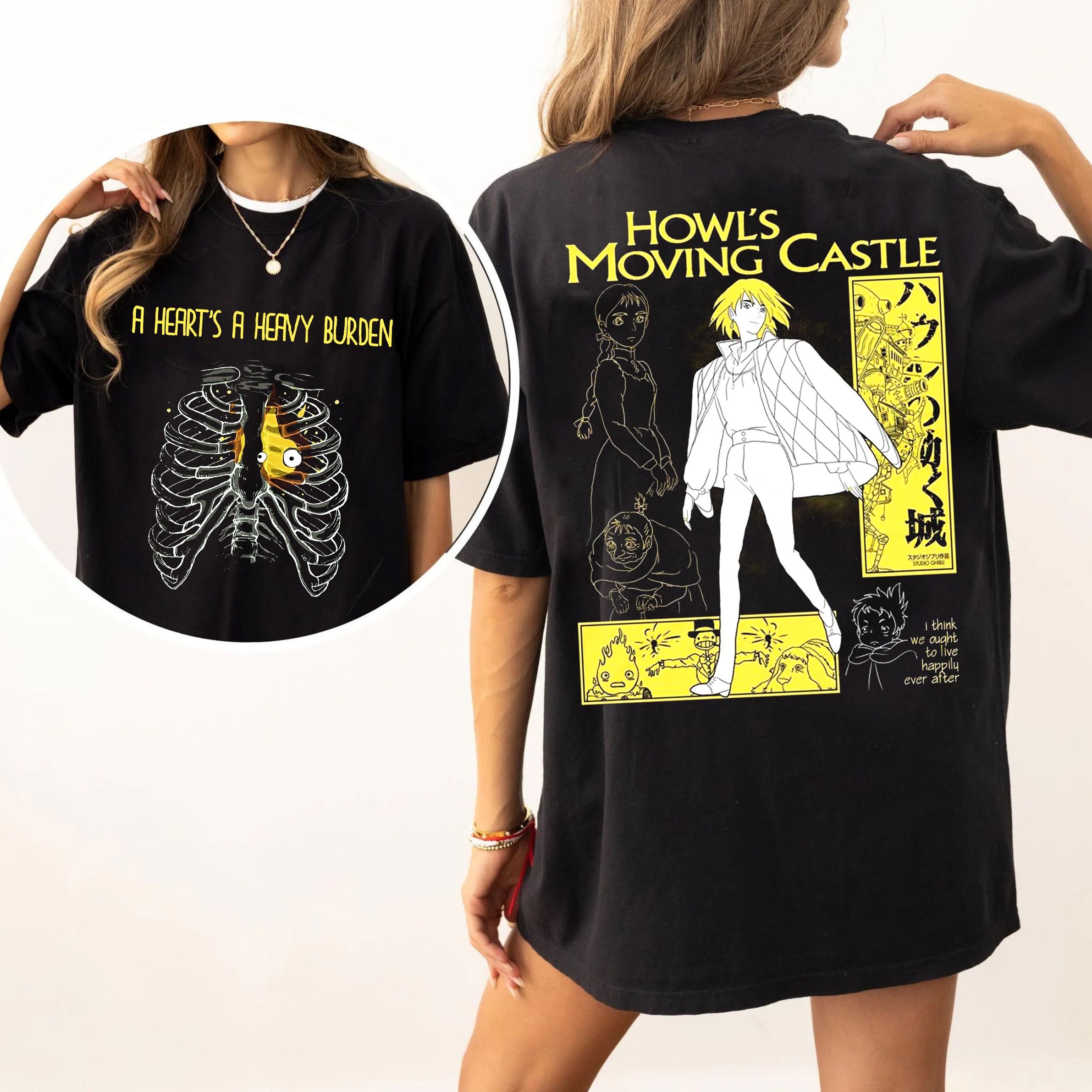 A heart's A Heavy Burden,Howls Castle Unisex T-shirt/Crewneck/Hoodie
