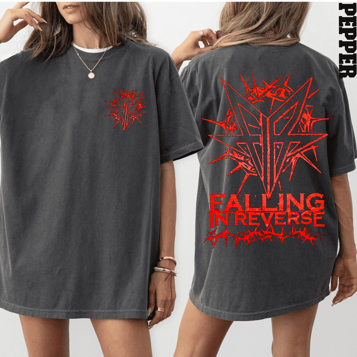 Falling In Reverse Heavy Metal Band  Unisex Washed T-Shirt