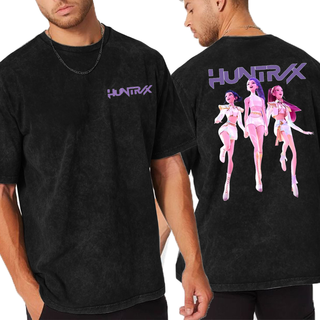 Kpop Demon Hunters Unisex Washed T-Shirt