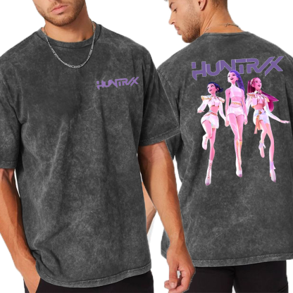 Kpop Demon Hunters Unisex Washed T-Shirt