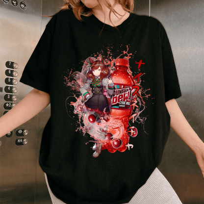 Nature Uma Musume Mountain Dew Code Red Cherry Soda Unisex T-shirt/Crewneck/Hoodie