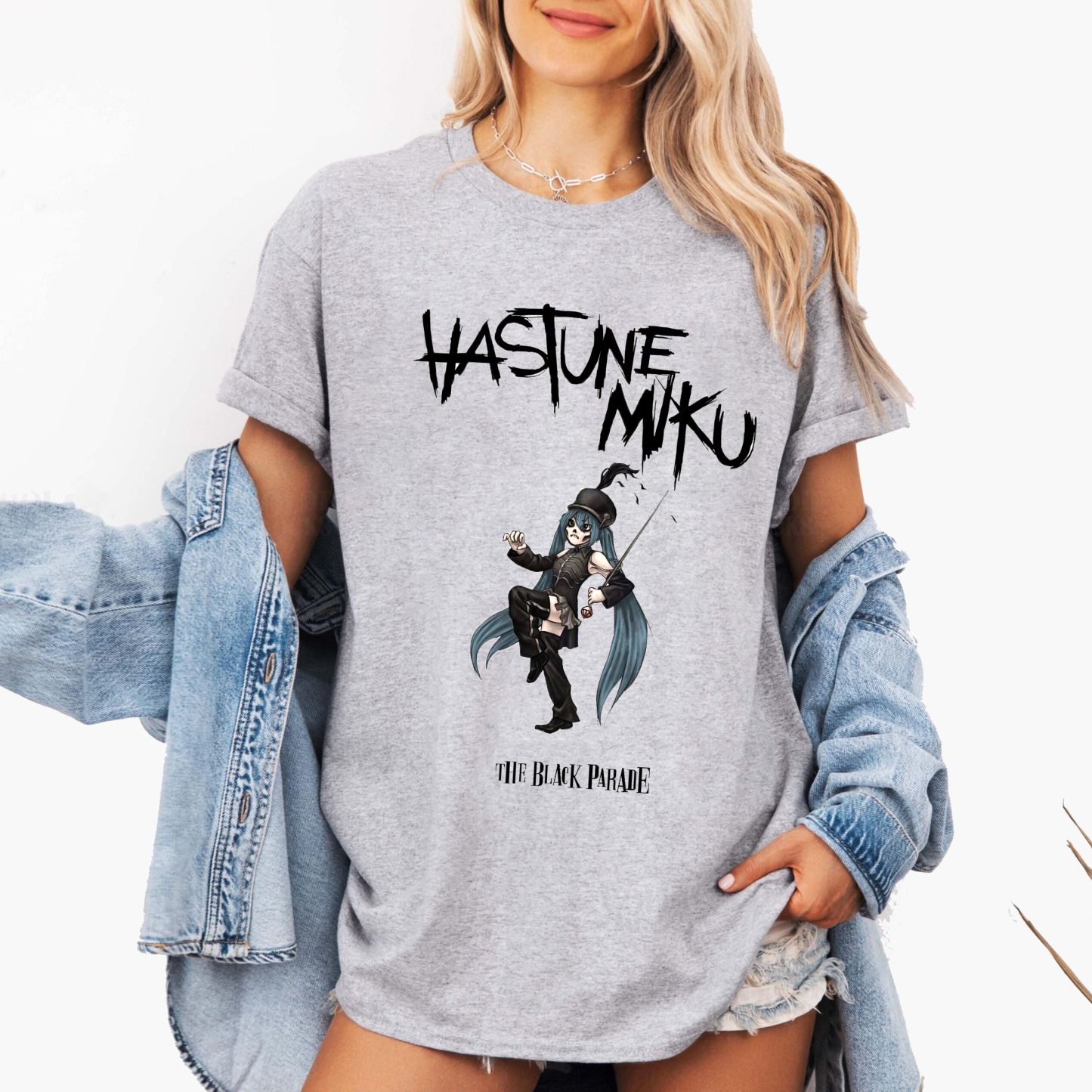 Miku The Black Parade Anime Unisex T-shirt/Crewneck/Hoodie