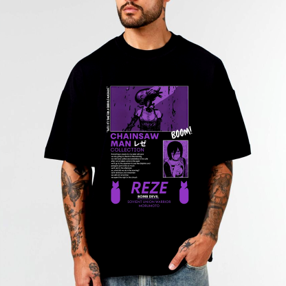 Chainsaw Man Reze Anime Unisex T-shirt/Crewneck/Hoodie