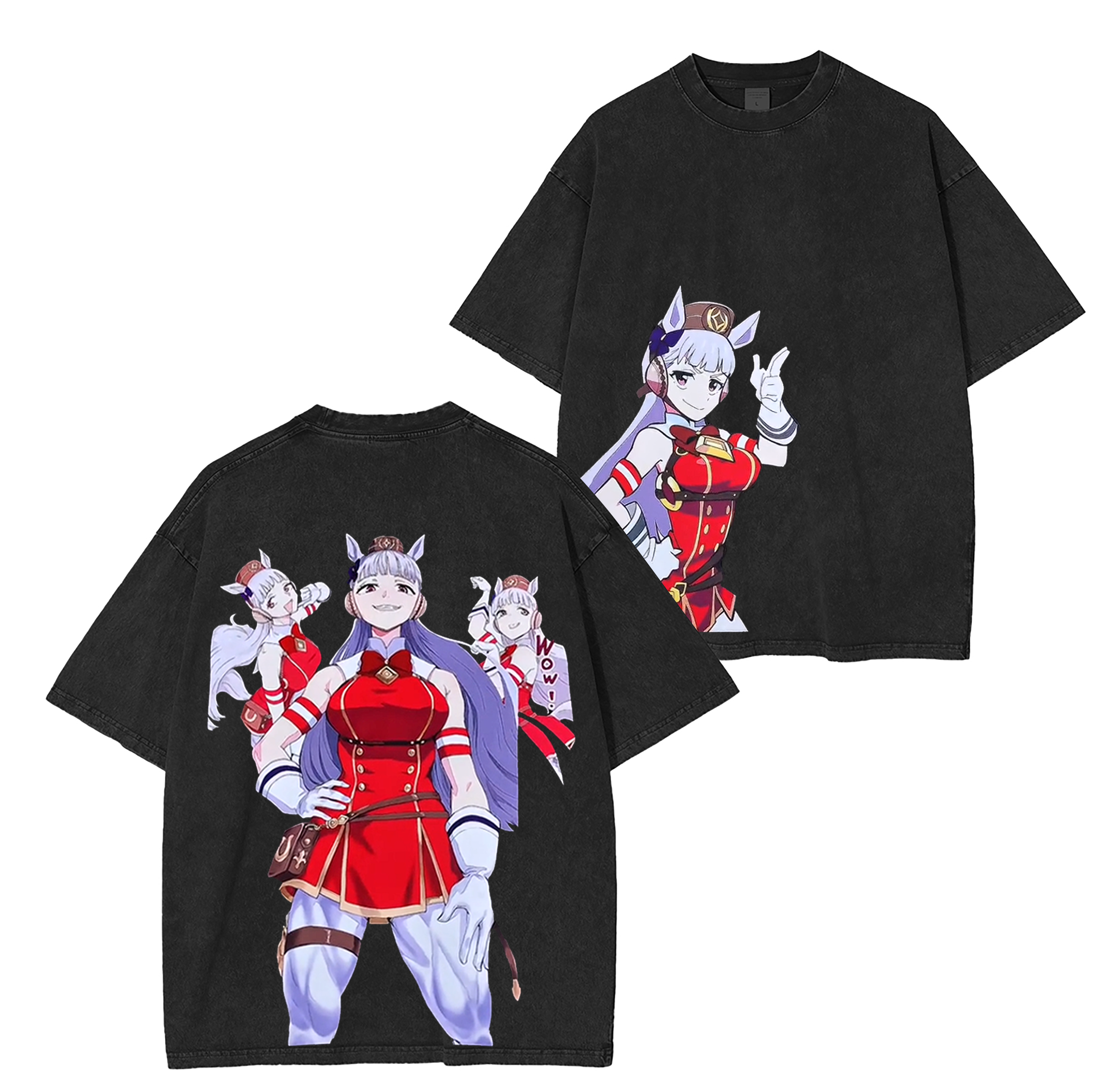 Gold Ship Uma Musume Unisex Washed T-Shirt