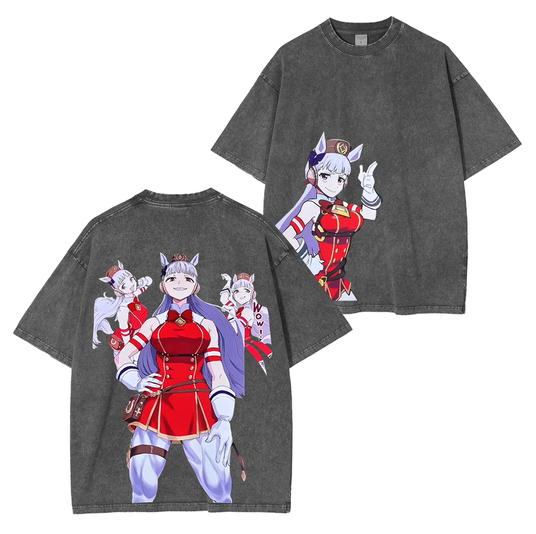 Gold Ship Uma Musume Unisex Washed T-Shirt
