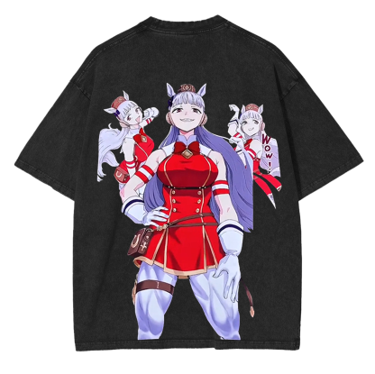 Gold Ship Uma Musume Unisex Washed T-Shirt