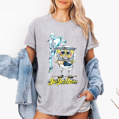 Sponge Jojo Anime Unisex T-shirt/Crewneck/Hoodie