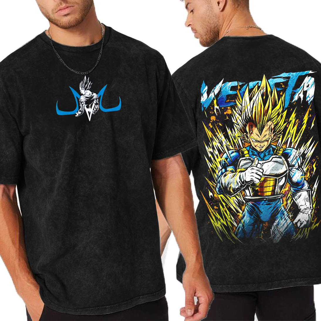 "Majin Vegeta V2 Water Blue"Dragon Ballll Retro T-shirt/Crewneck/Hoodie